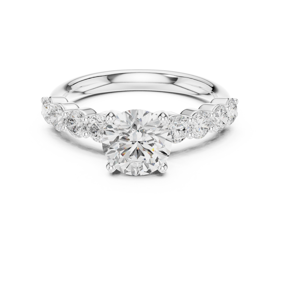 Designer baby ring featuring adjustable band and smooth edges.