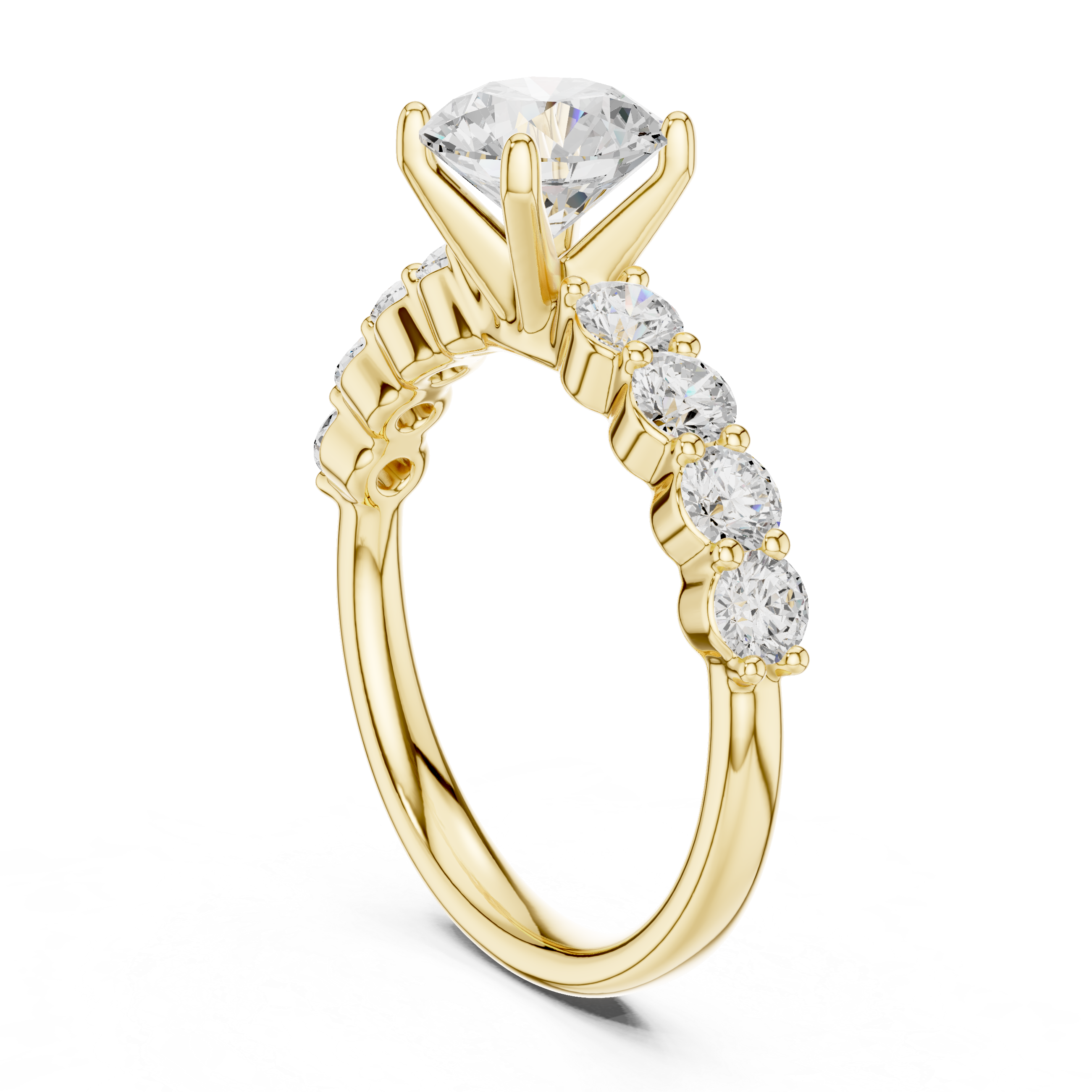 Elegant gemstone cocktail ring featuring oversized colorful stone centerpiece.
