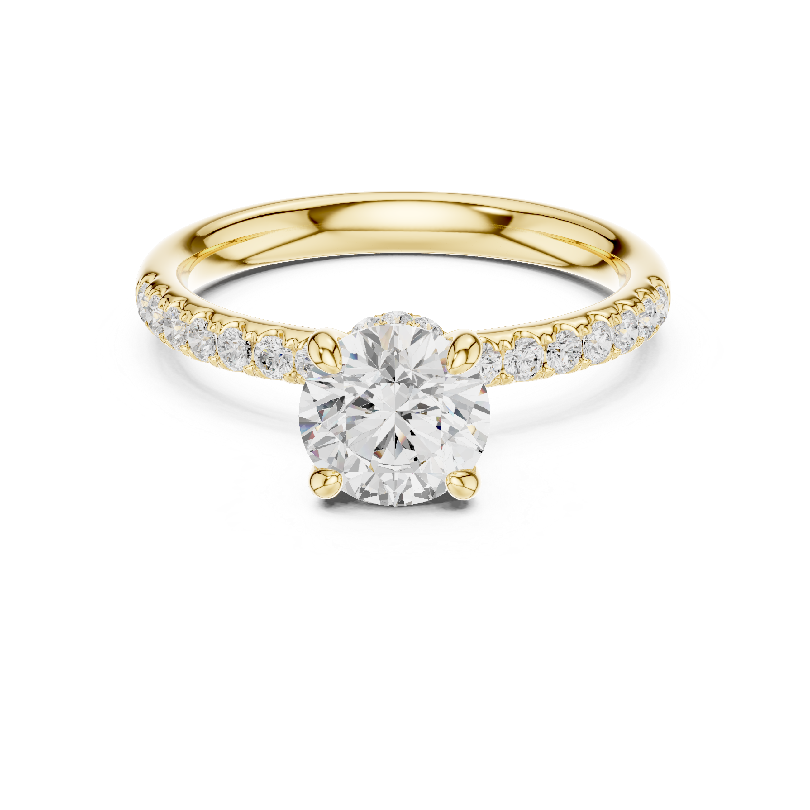 Elegant tennis bracelet featuring uniform diamond pattern.