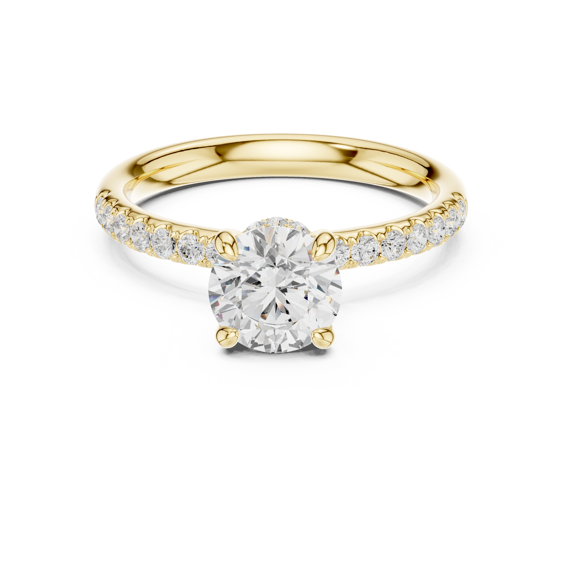 Elegant tennis bracelet featuring uniform diamond pattern.