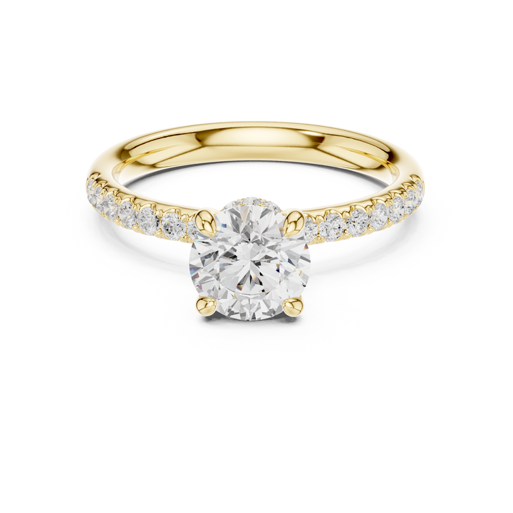 Elegant tennis bracelet featuring uniform diamond pattern.