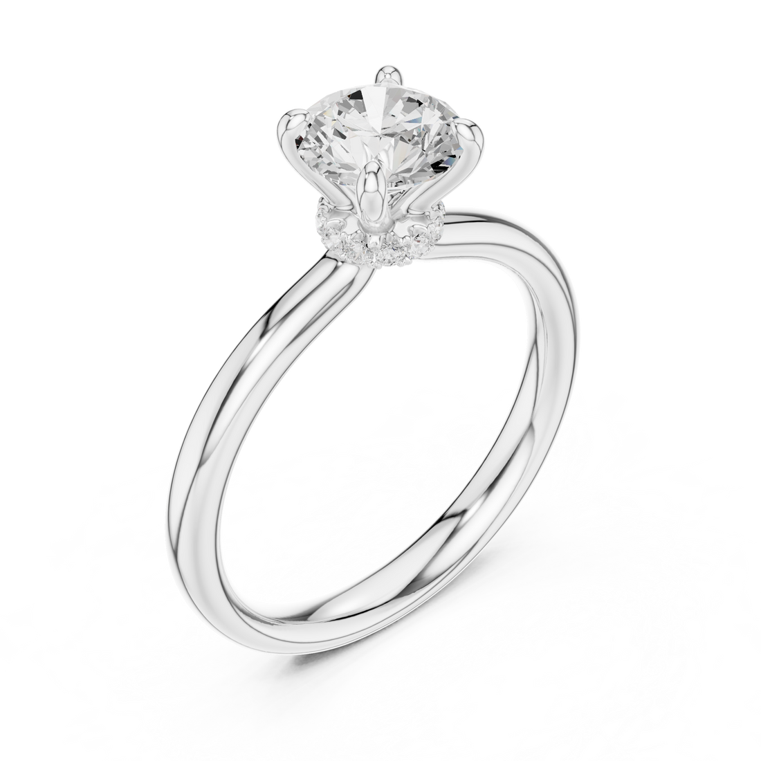 Classic wedding jewellery set featuring matching gold accessories.