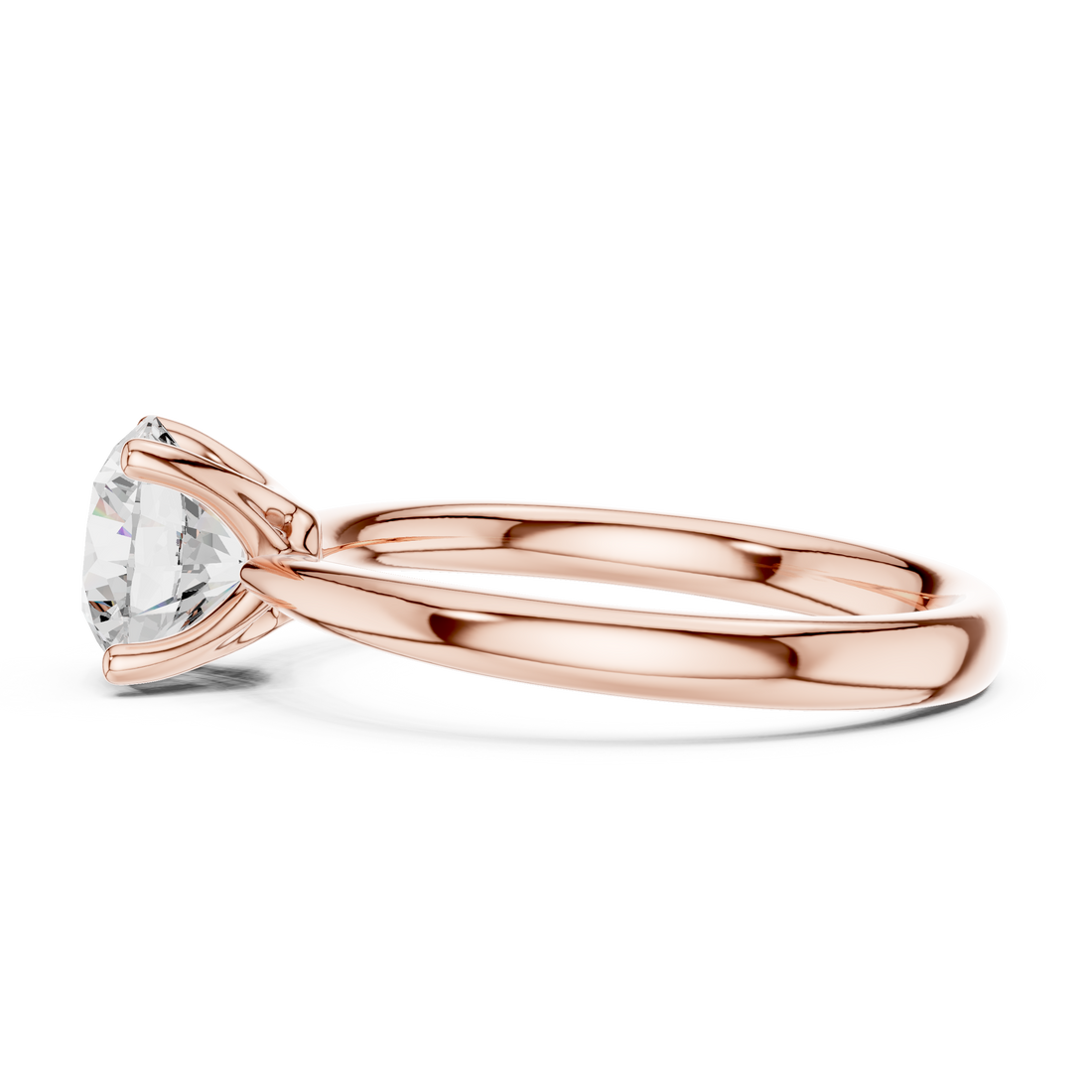 Classic eternity band featuring continuous diamond circle.