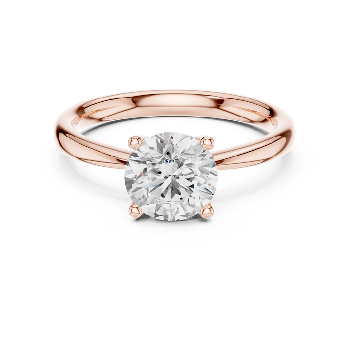 Modern diamond pendant featuring minimalist design.