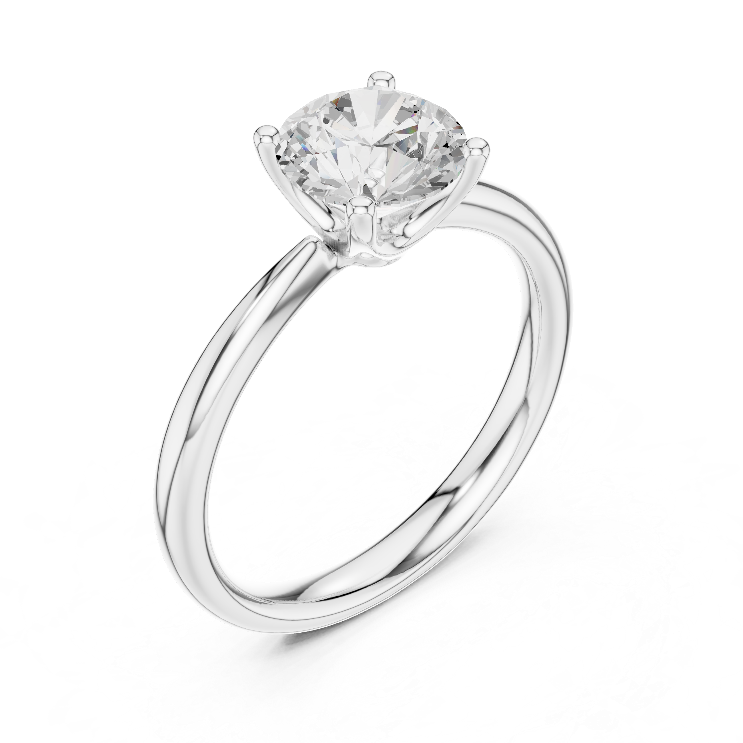 Modern promise ring featuring minimalist structure.