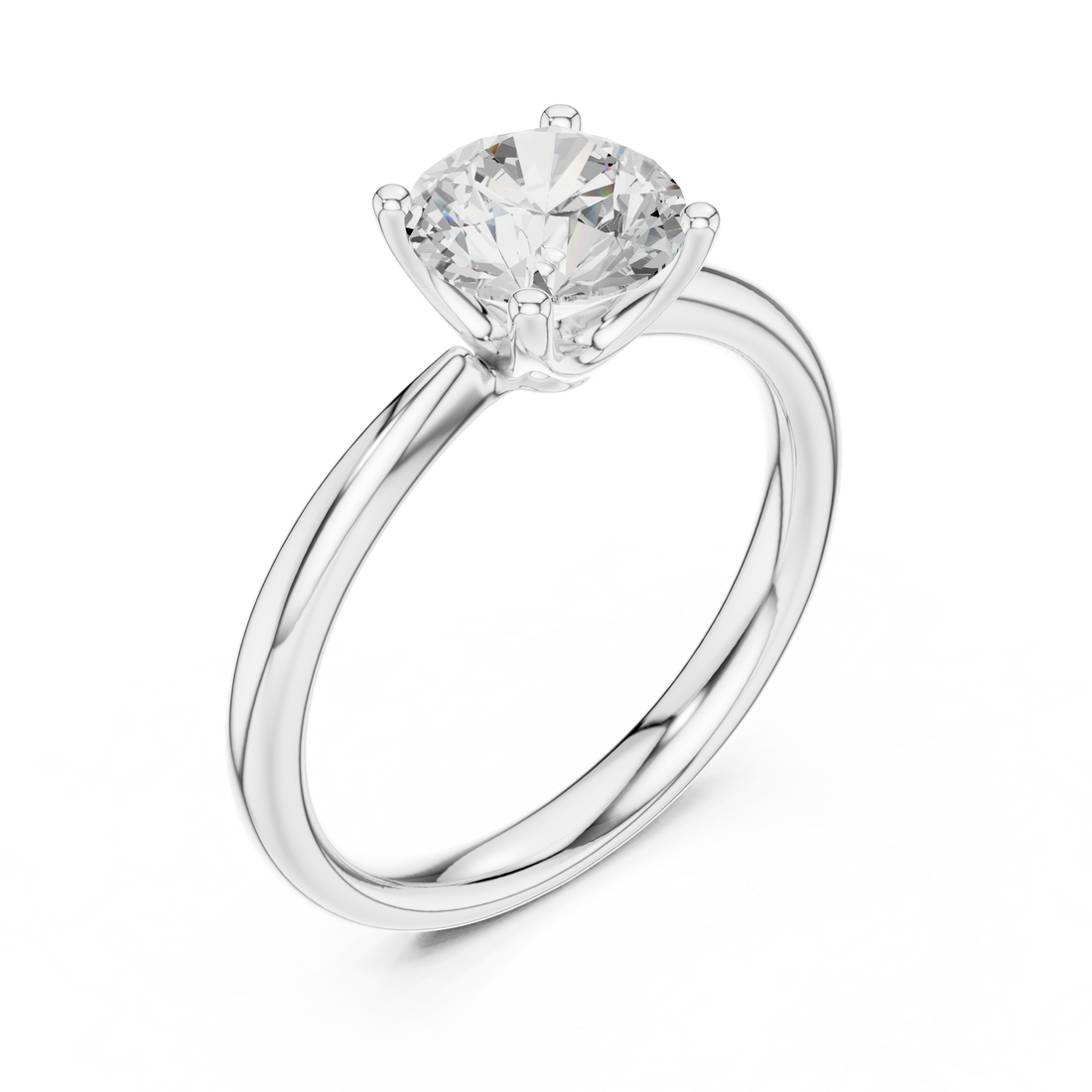 Modern promise ring featuring minimalist structure.