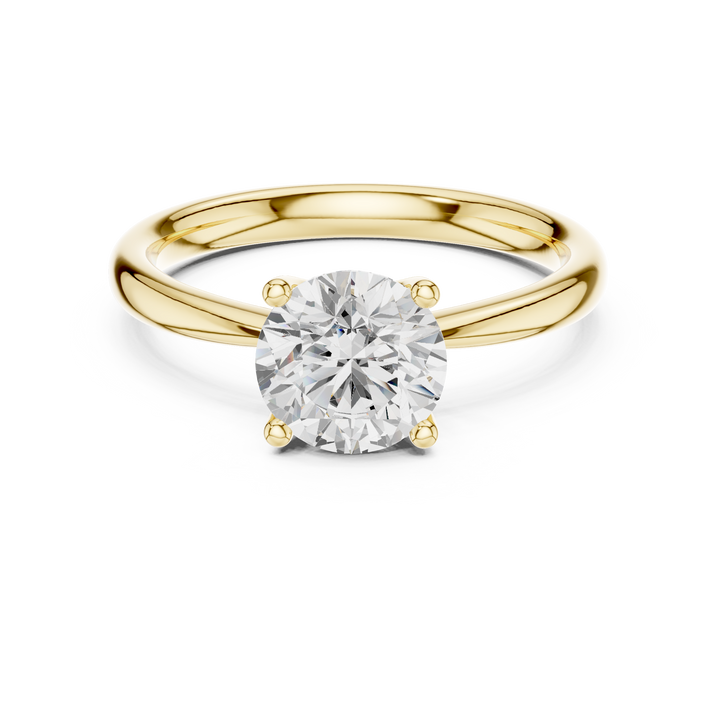 Luxury diamond stud earrings featuring brilliant-cut stones.