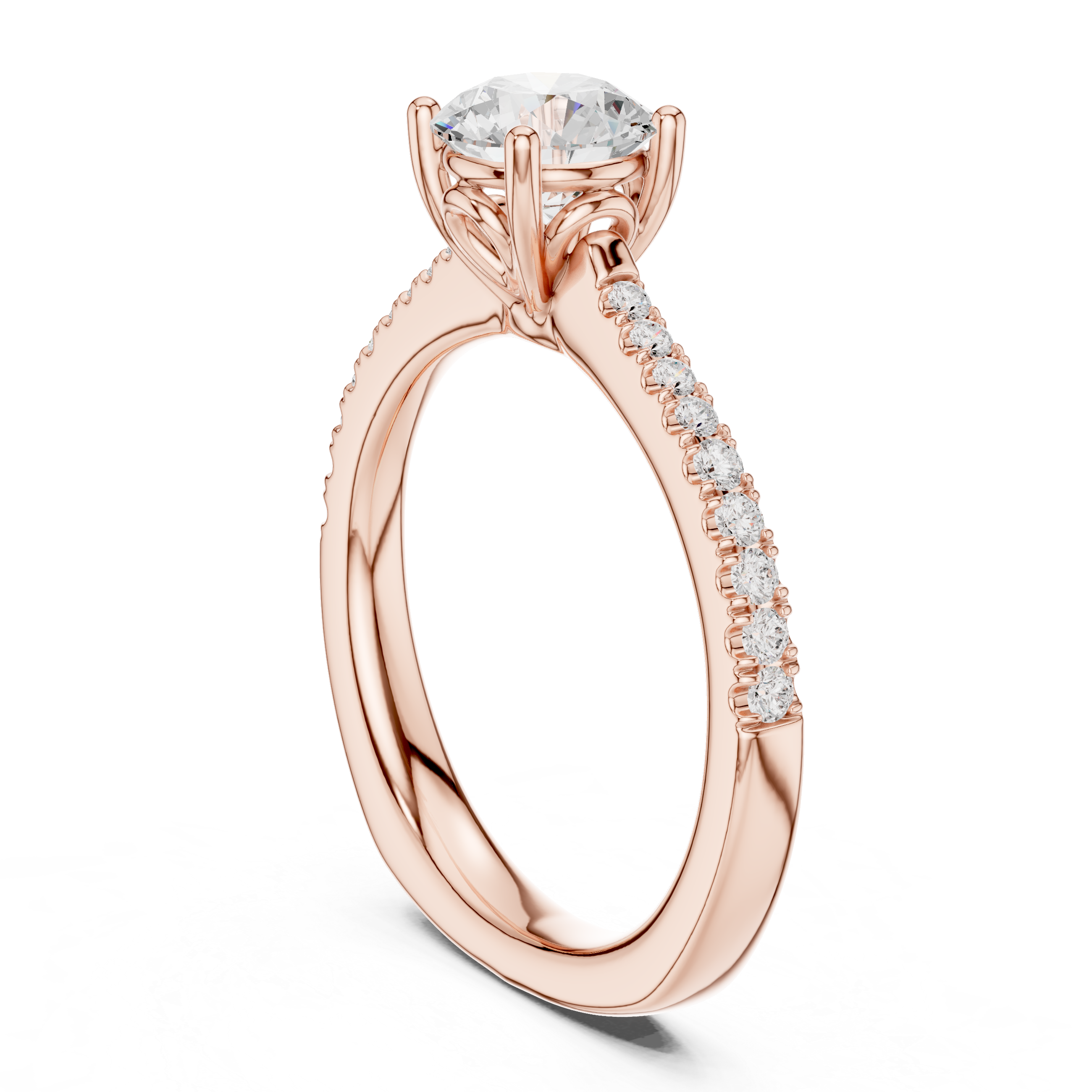 Traditional gold toe ring featuring engraved floral patterns.