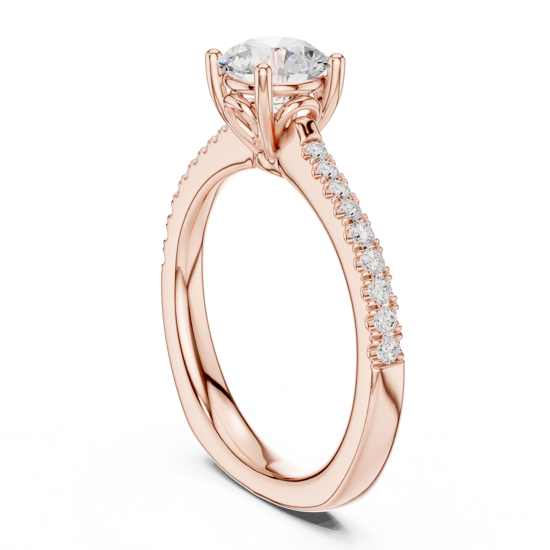 Traditional gold toe ring featuring engraved floral patterns.