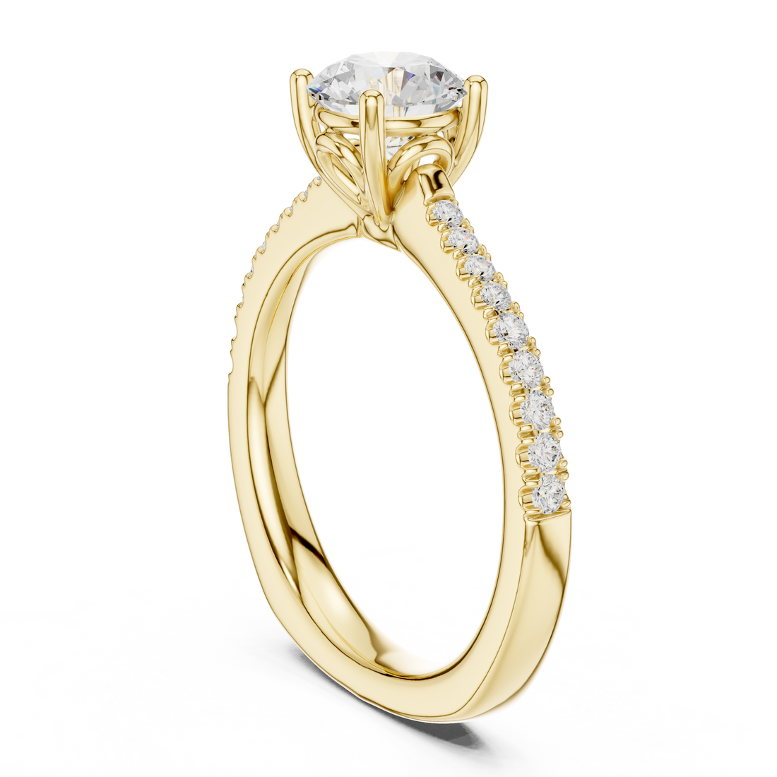 Luxury diamond brooch featuring intricate symmetrical pattern.