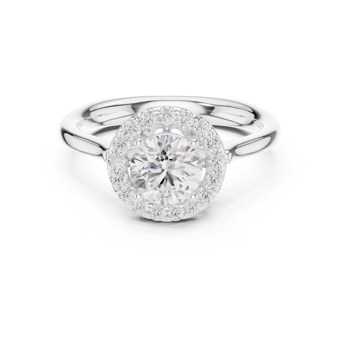 Designer baby ring featuring adjustable band and smooth edges.