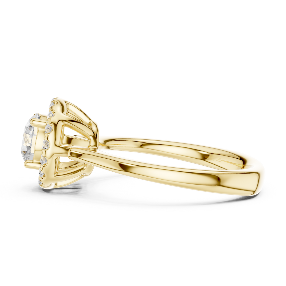 Stylish multi-band ring featuring layered metal structure.