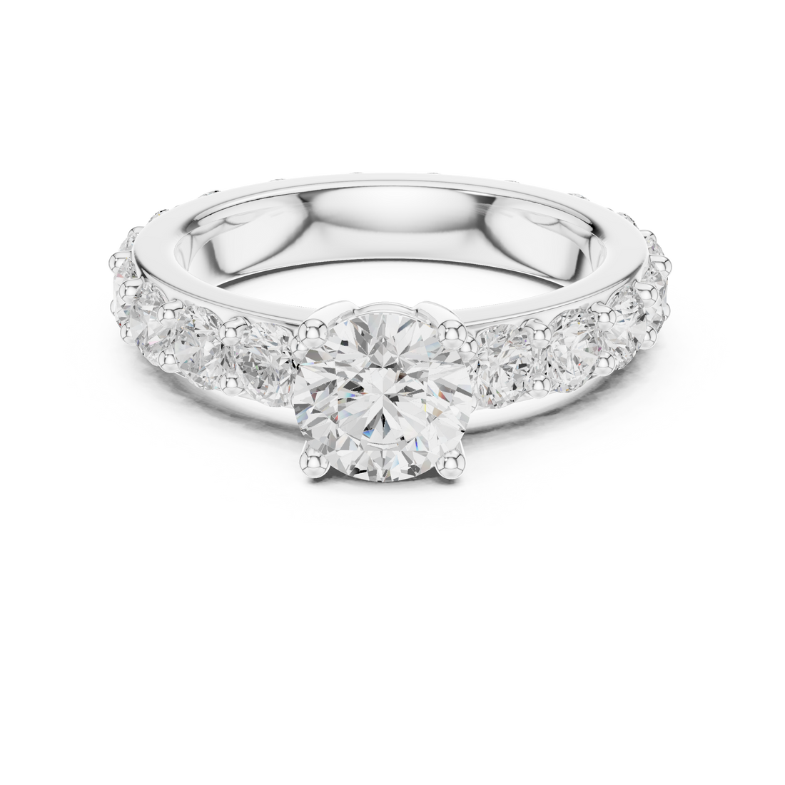 Luxury bridal diamond set featuring high-end craftsmanship.