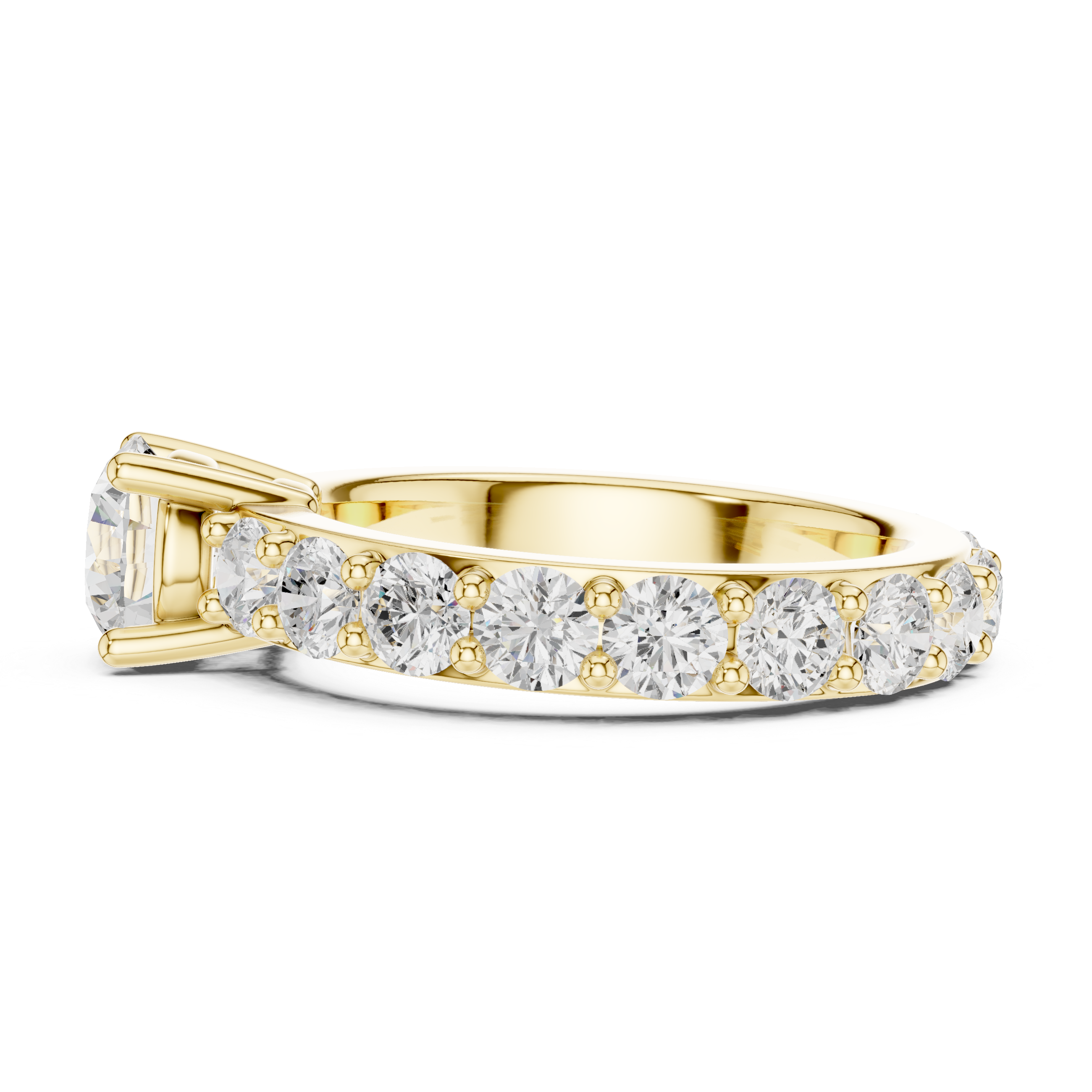 Traditional bridal jewellery set featuring detailed gold work.