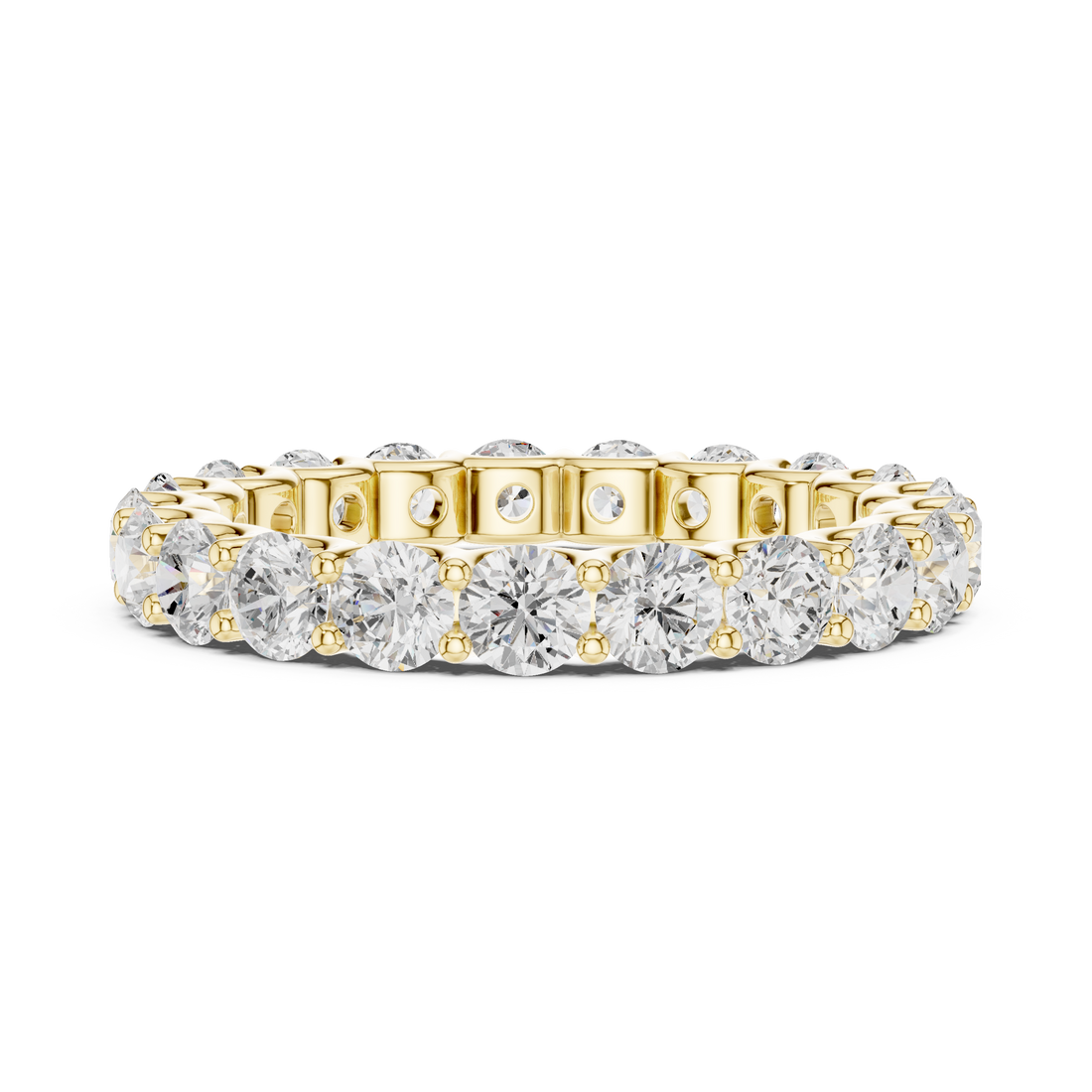 Luxury gemstone bracelet featuring alternating colored stones.