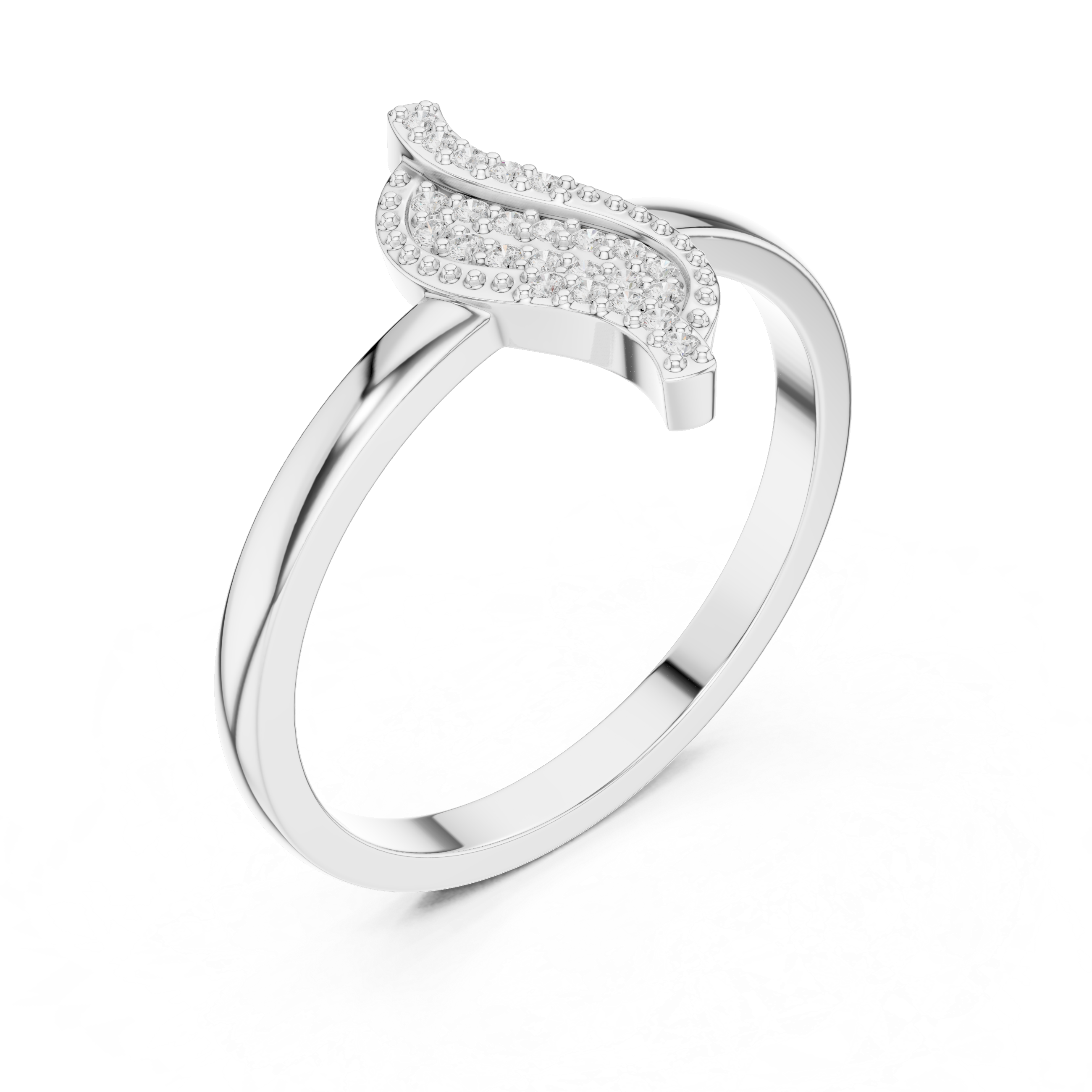 Modern ear cuff earrings featuring wrap-around structure.