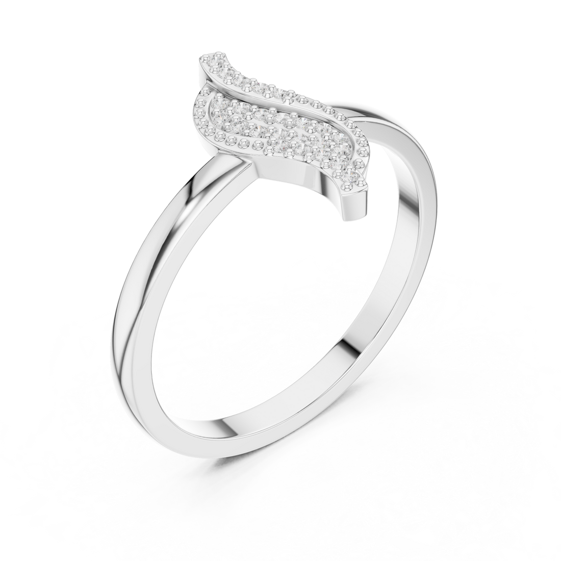 Modern ear cuff earrings featuring wrap-around structure.