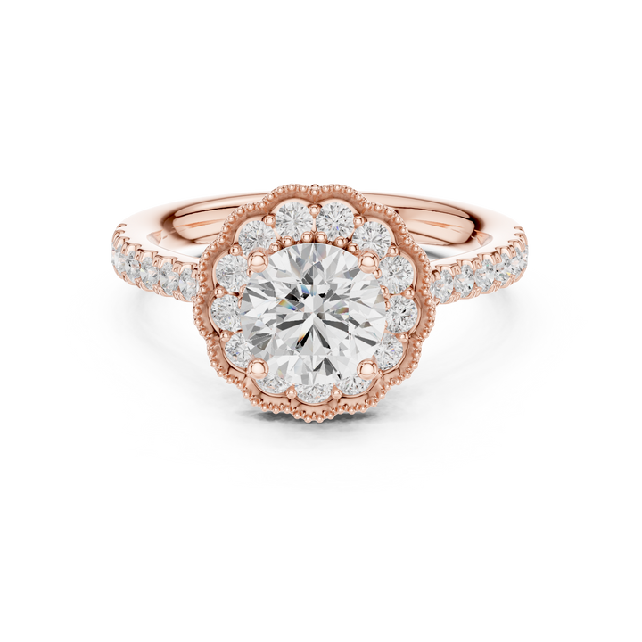 Modern diamond pendant featuring minimalist design.