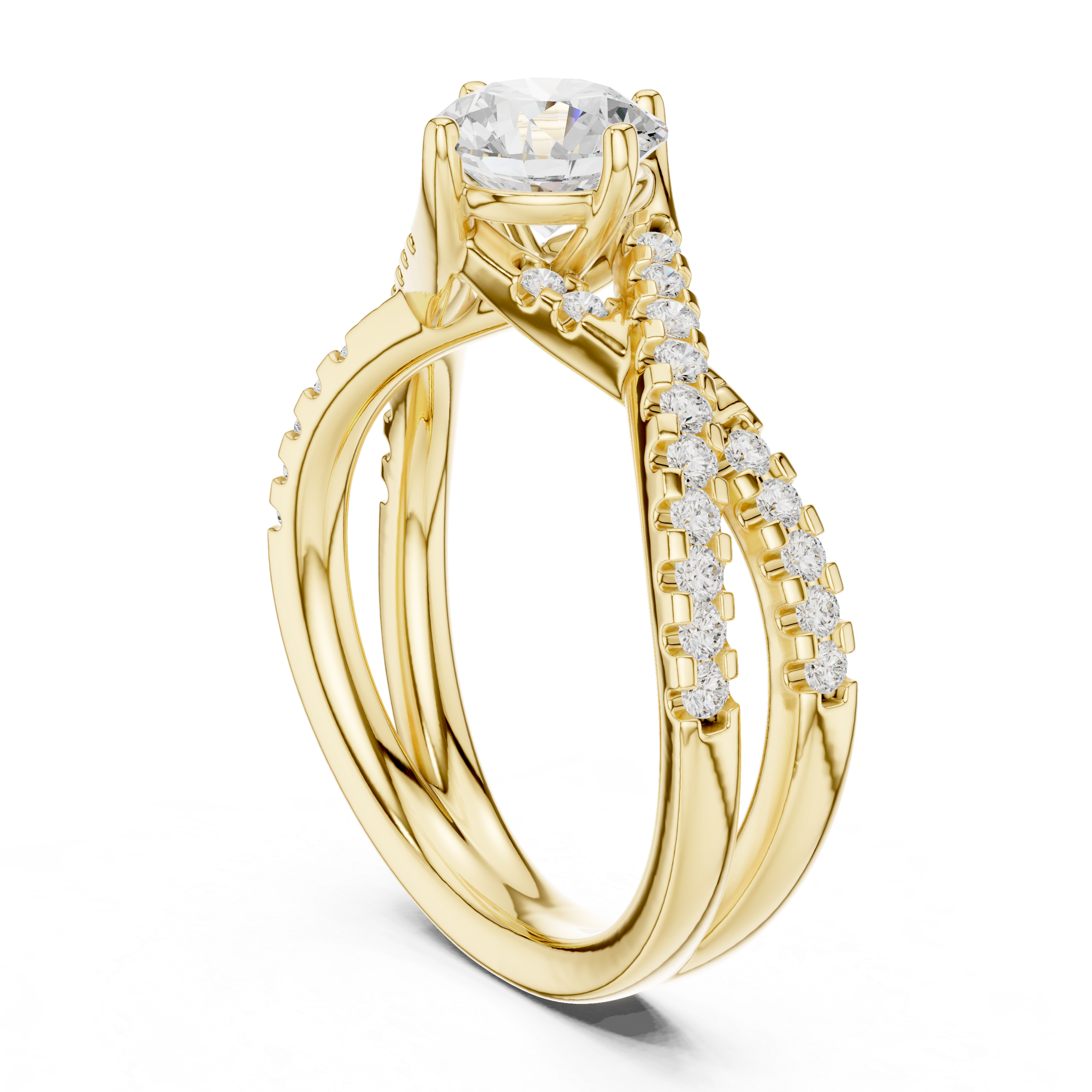 Minimalist thin band ring with tiny diamond accents and sleek modern look.