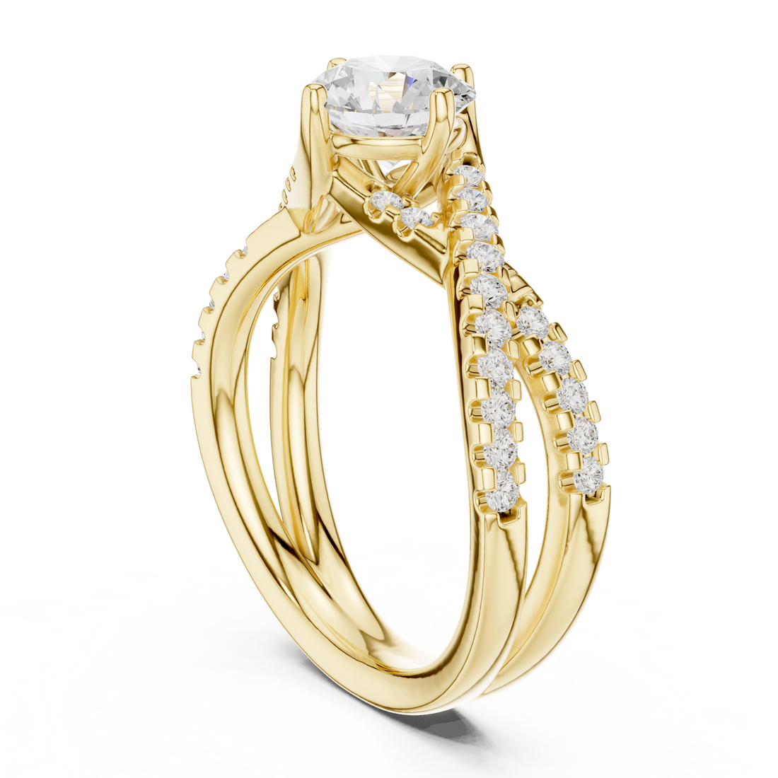 Minimalist thin band ring with tiny diamond accents and sleek modern look.