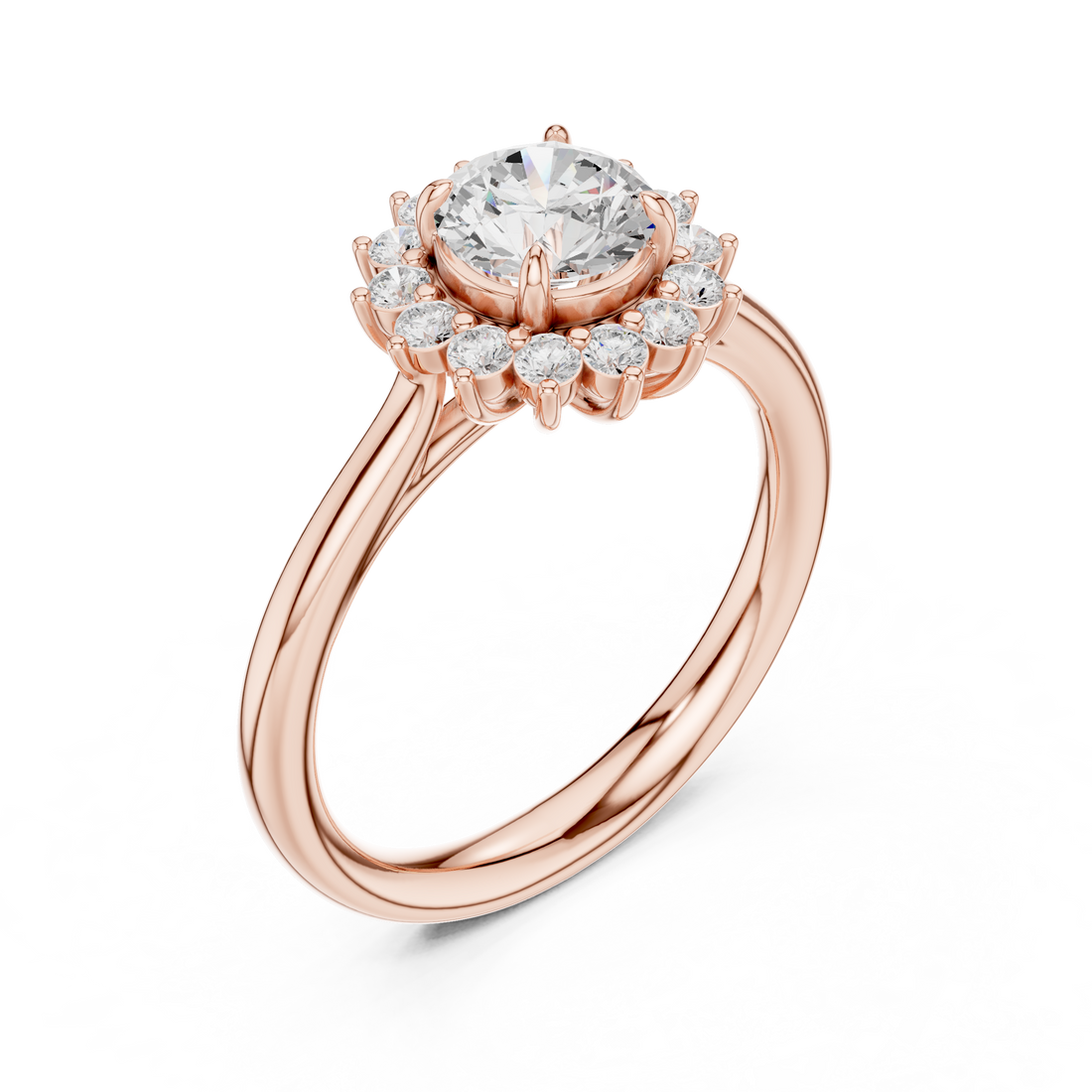 Luxury men's diamond band featuring row of sparkling stones.
