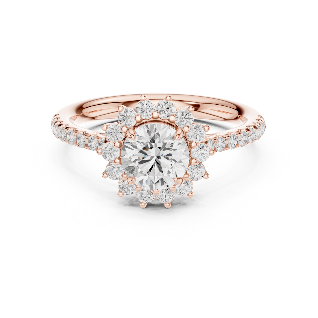 Luxury designer ring featuring artistic sculptural appearance.