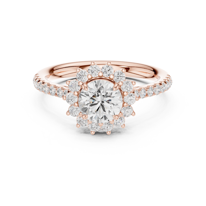 Luxury designer ring featuring artistic sculptural appearance.