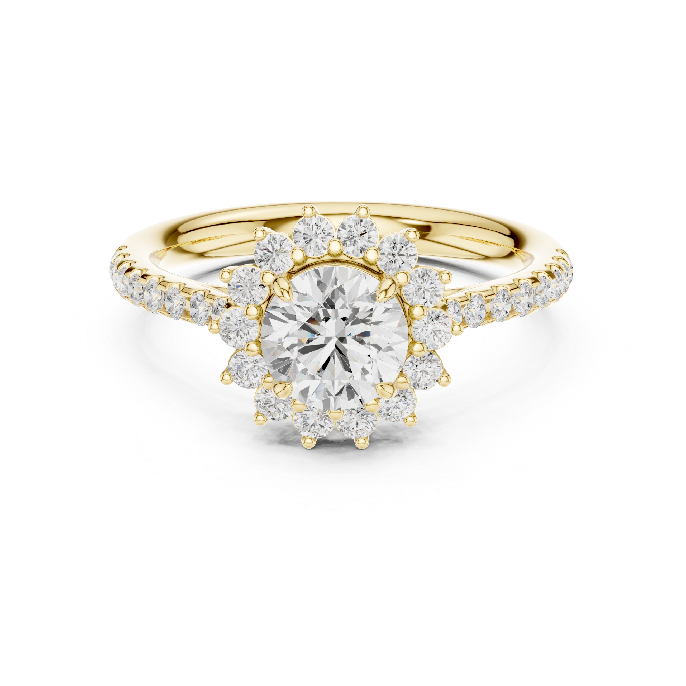 Elegant tennis bracelet featuring uniform diamond pattern.