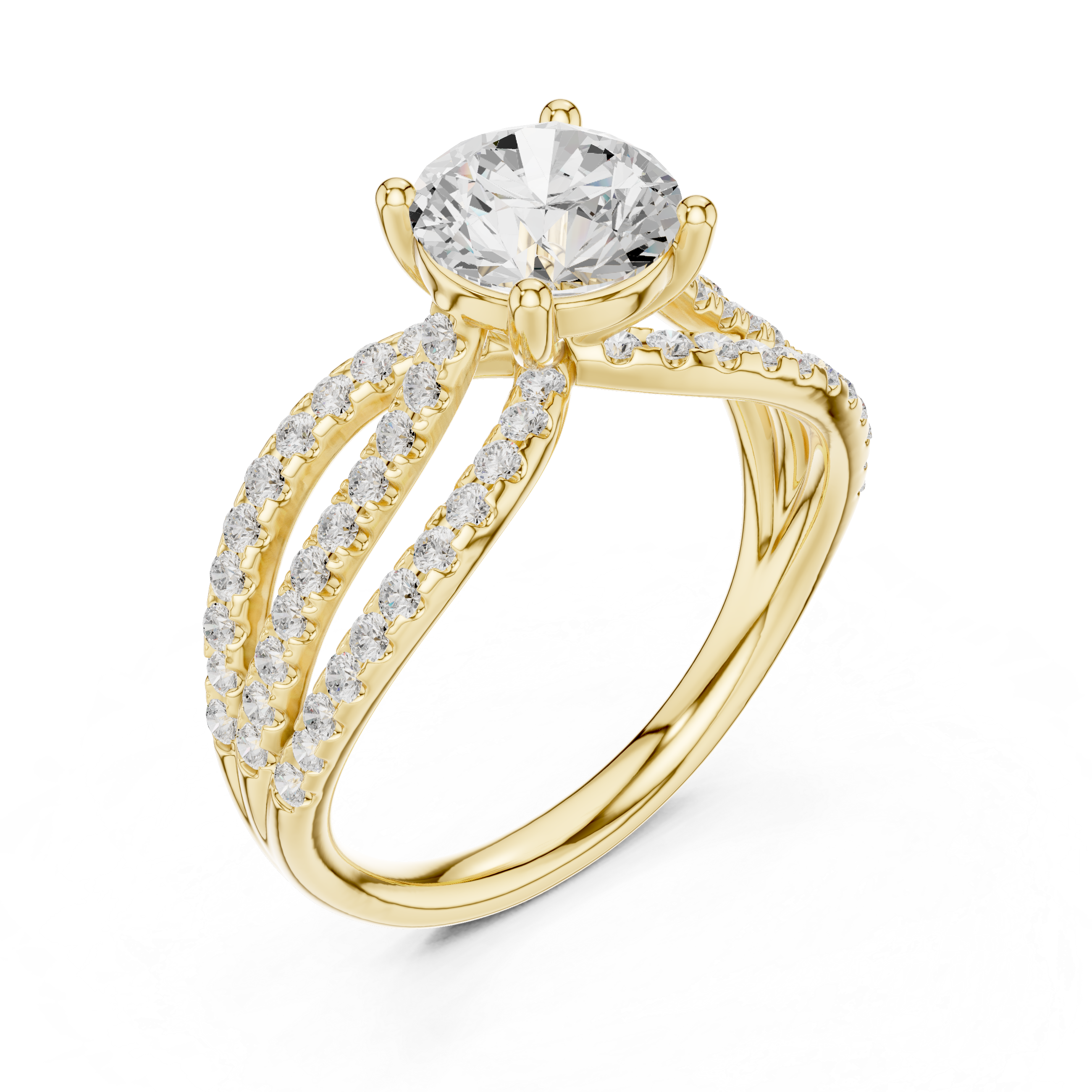 Luxury celebration ring featuring decorative gemstone centerpiece.