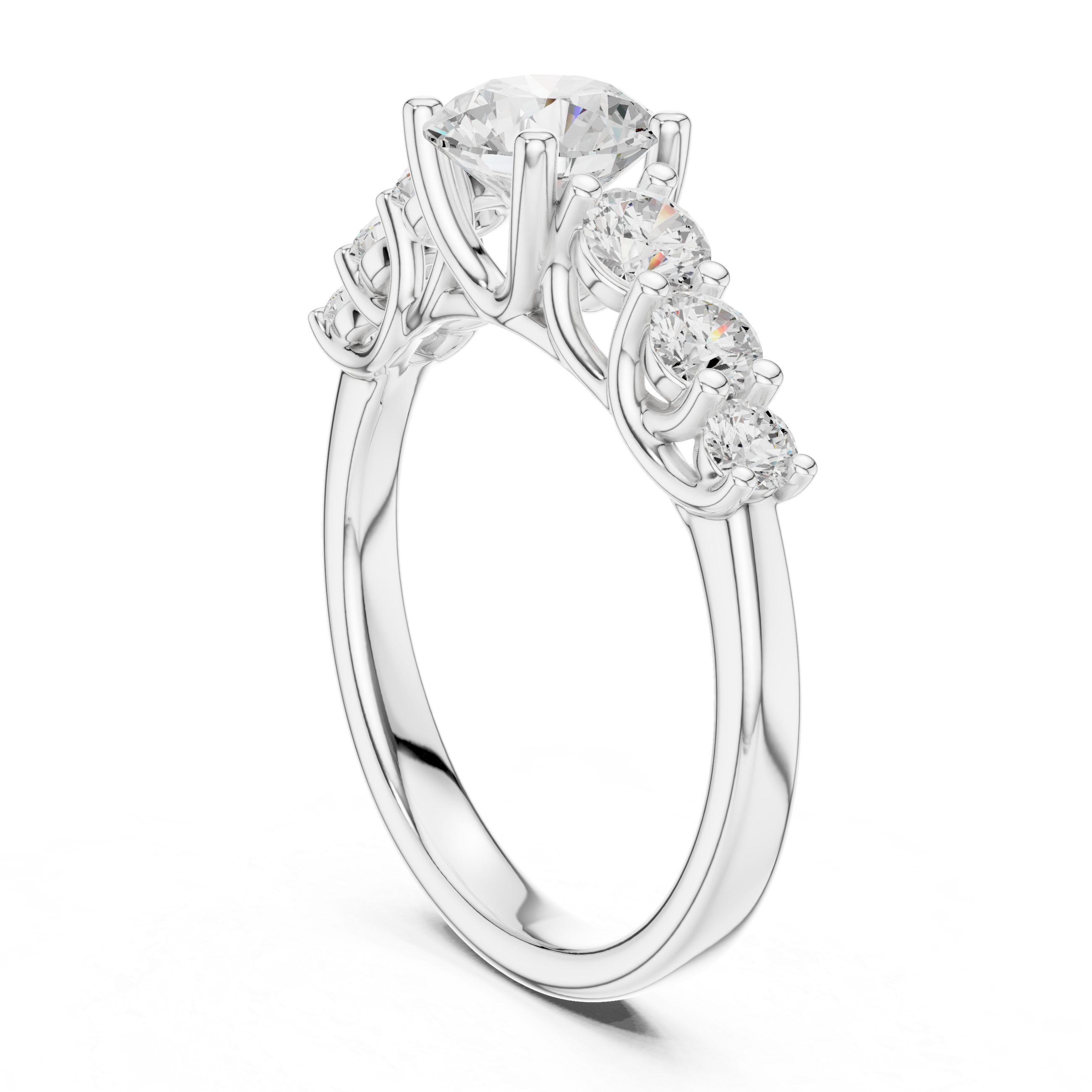 Traditional nose ring featuring circular gold hoop with decorative bead.