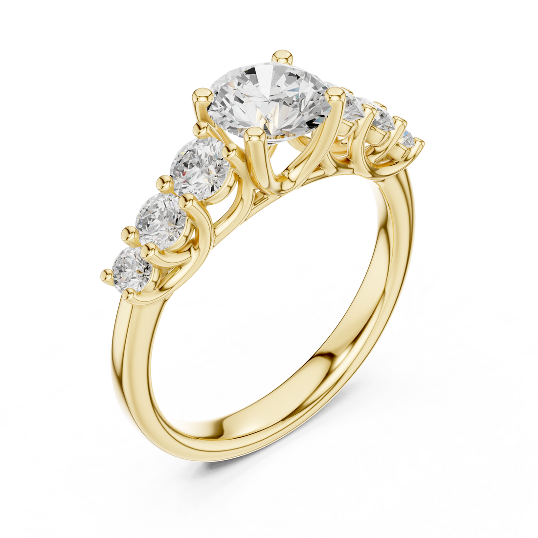 Luxury diamond nose ring with intricate detailing and sparkle.
