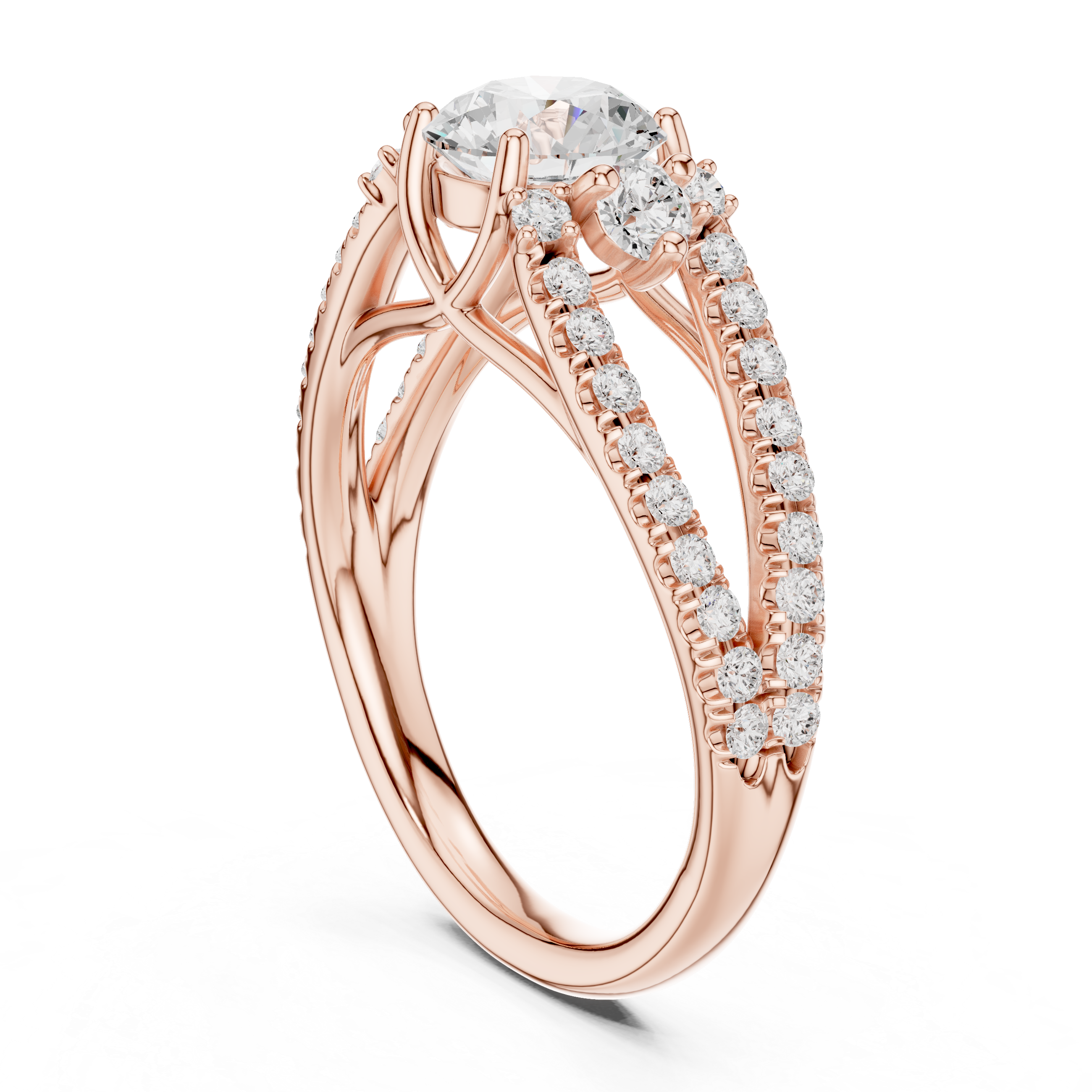 Traditional gold toe ring featuring engraved floral patterns.