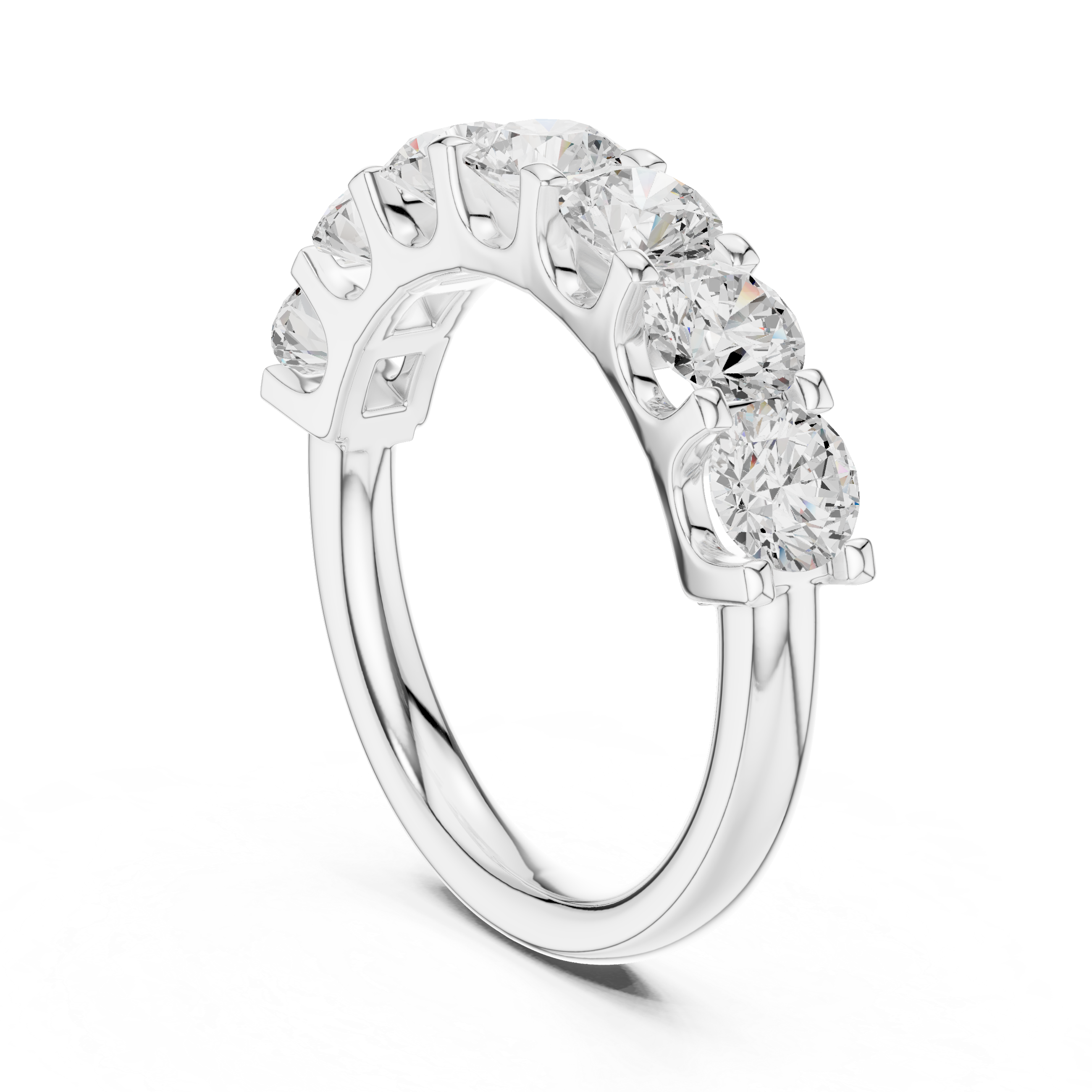 Stylish ear climber earrings featuring upward curved design.