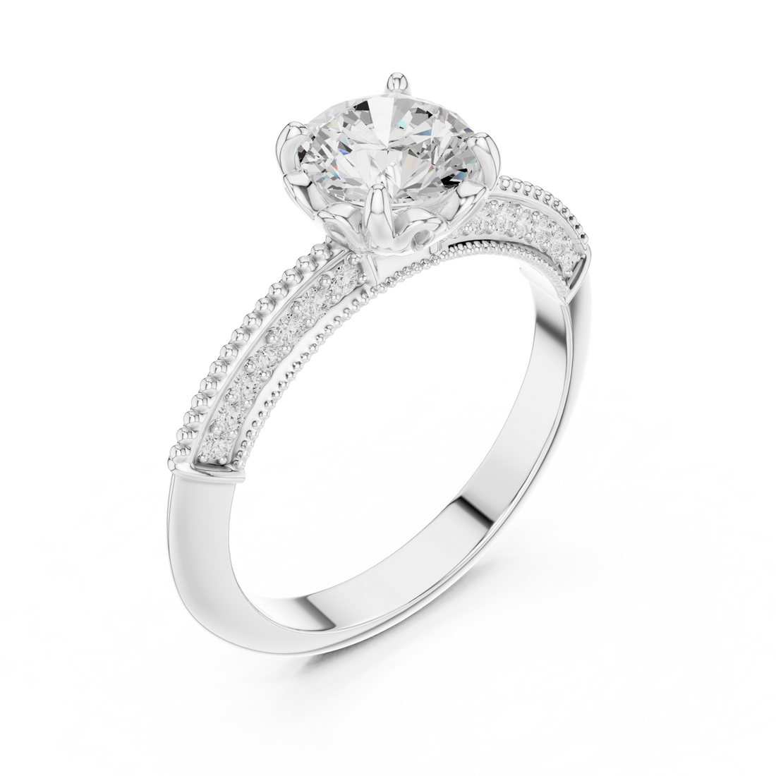 Elegant bridal jewellery set featuring coordinated necklace earrings and bracelet.