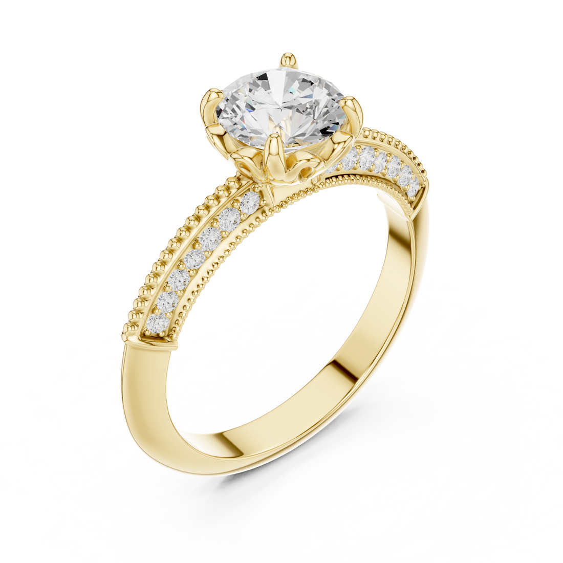 Stylish engagement jewellery set featuring modern elegant design.