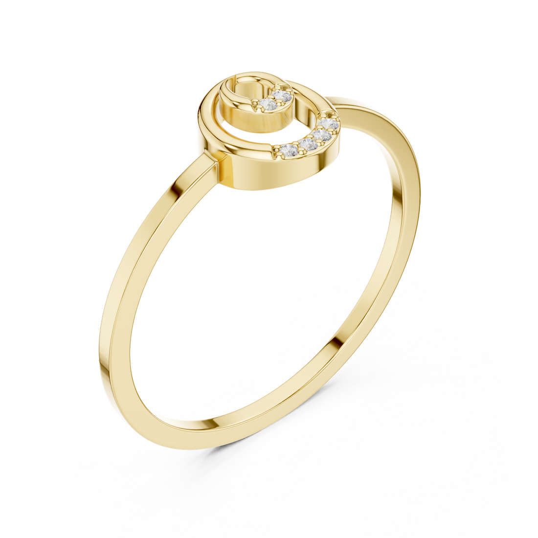 Luxury celebration ring featuring decorative gemstone centerpiece.