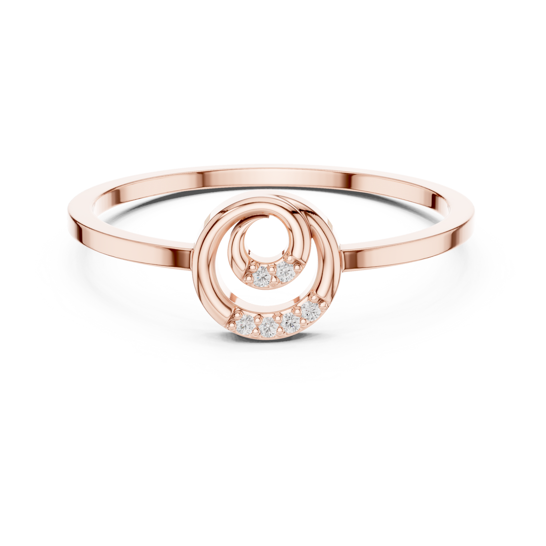 Modern diamond pendant featuring minimalist design.