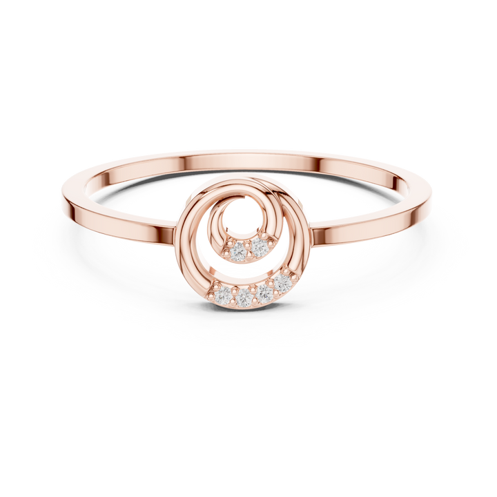 Modern diamond pendant featuring minimalist design.