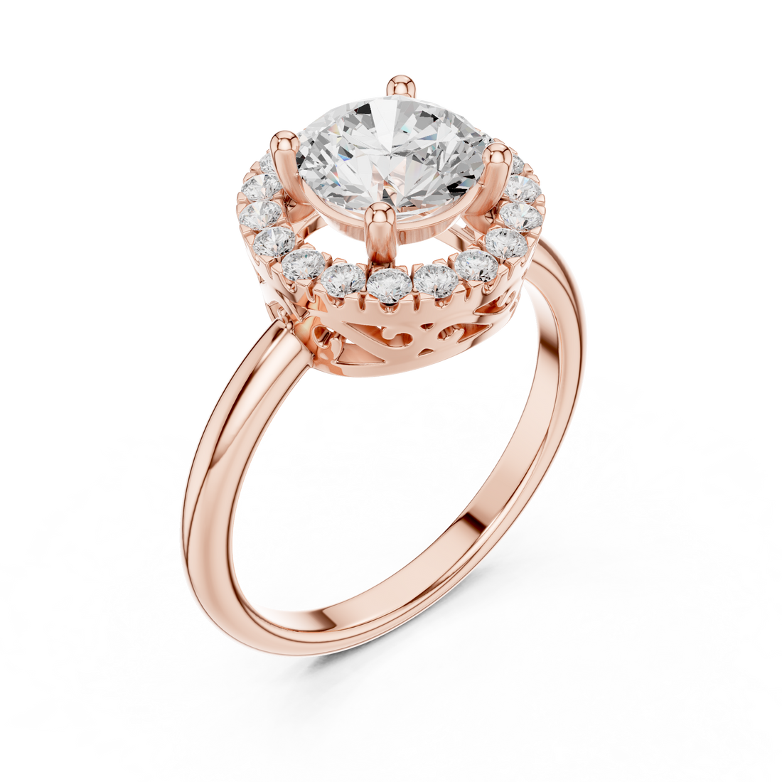 Stylish marquise diamond ring with elongated shape and delicate prong setting.