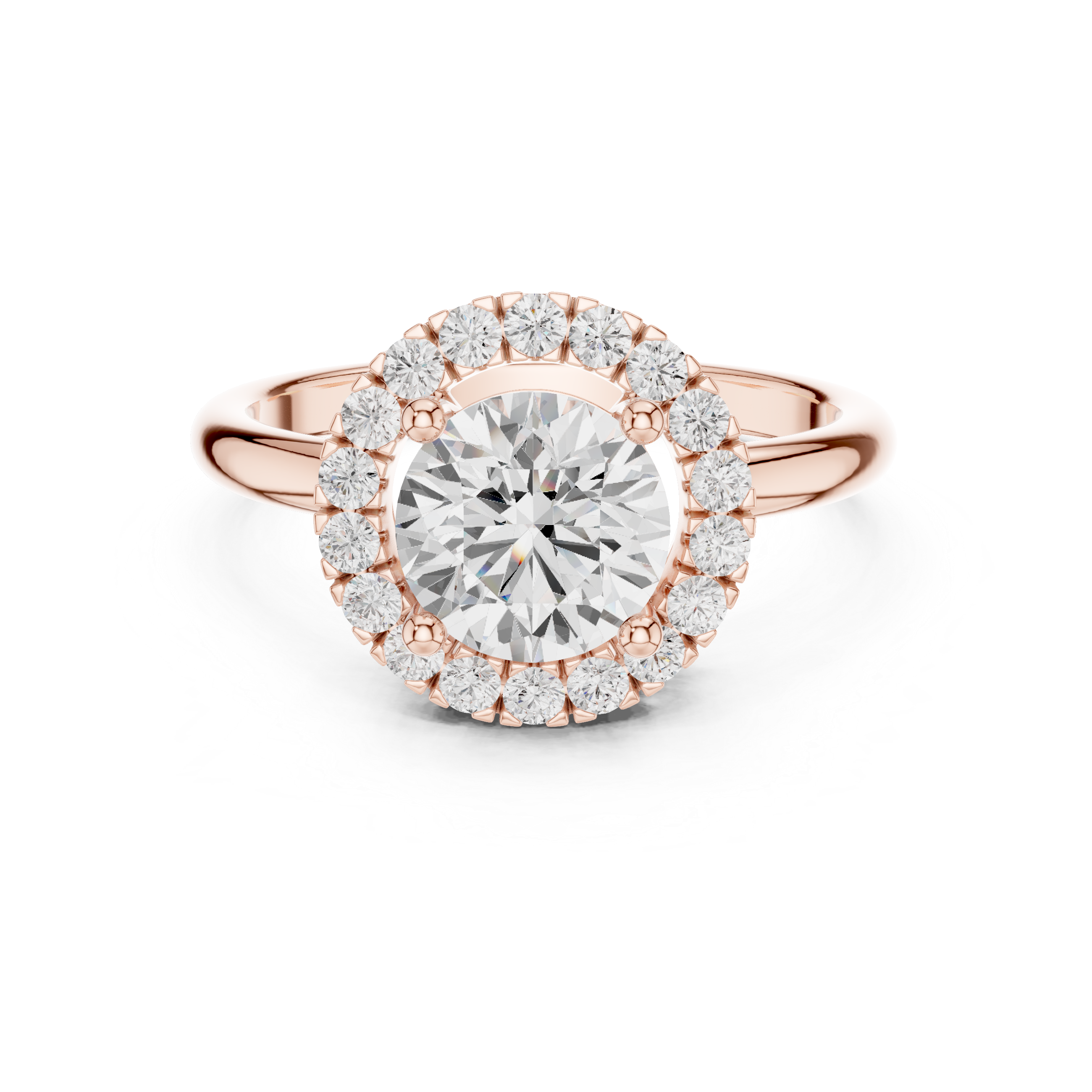 Elegant princess-cut diamond engagement ring with brilliant center stone and slim polished gold band.
