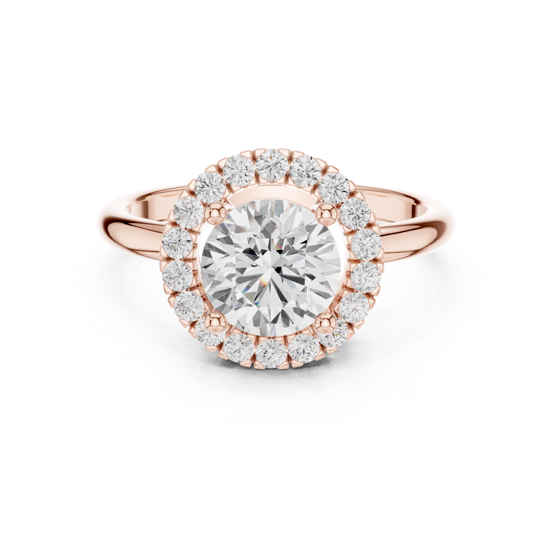 Elegant princess-cut diamond engagement ring with brilliant center stone and slim polished gold band.