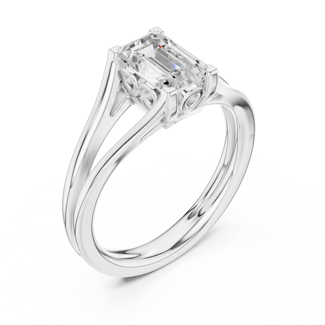 Vintage-inspired toe ring featuring decorative antique-style motifs.