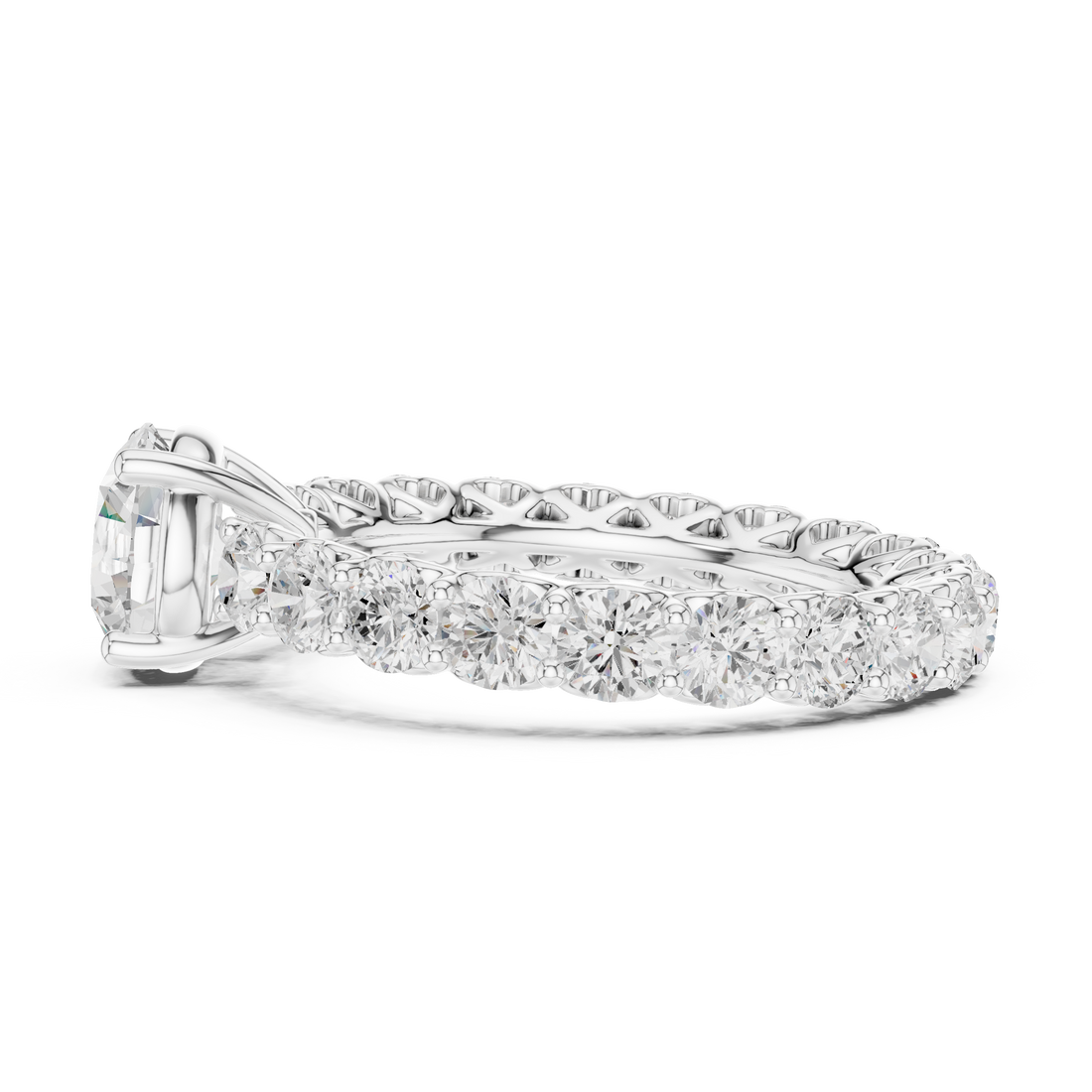 Elegant gemstone cocktail ring featuring oversized colorful stone centerpiece.