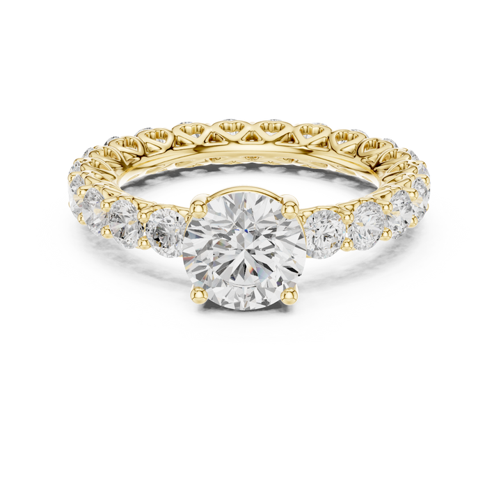 Modern open ring featuring adjustable dual-end design.
