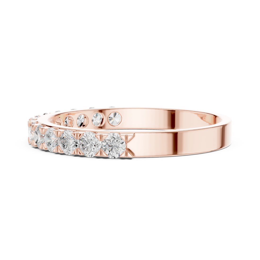 Elegant hoop earrings featuring textured gold surface.