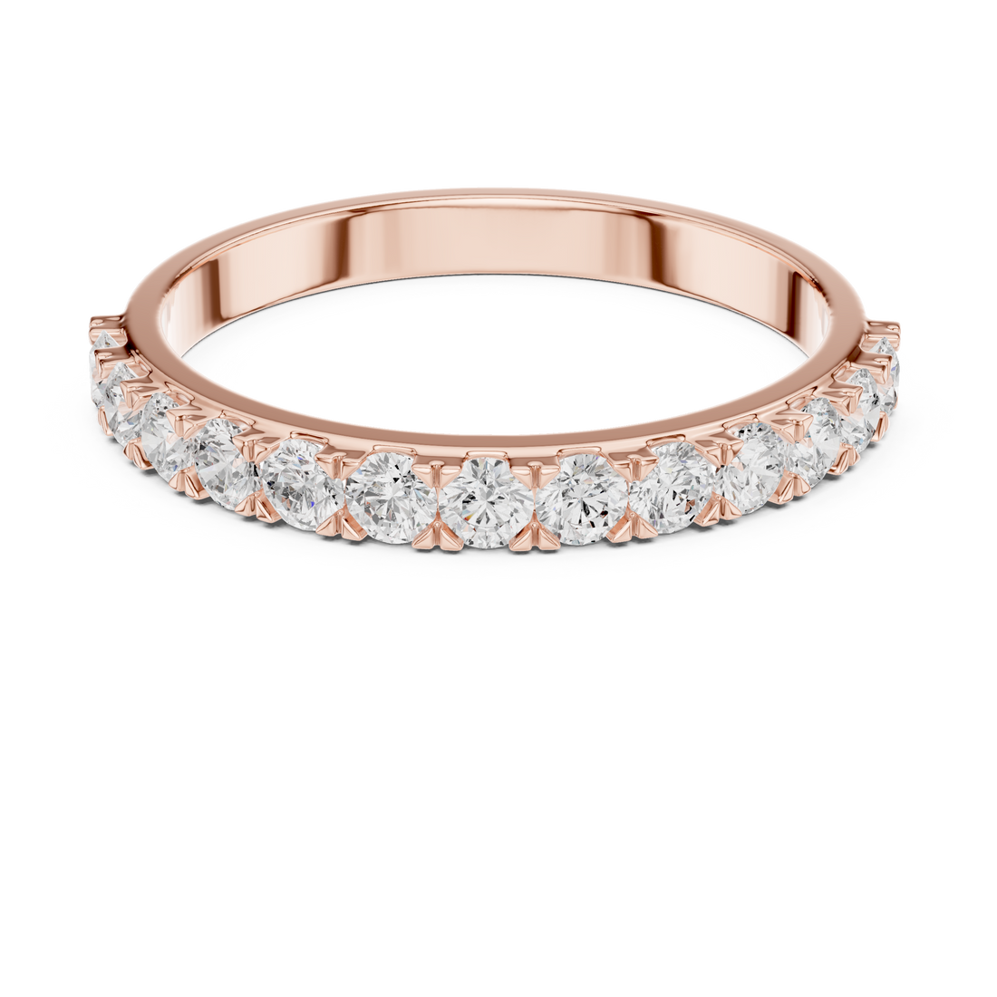 Modern diamond pendant featuring minimalist design.
