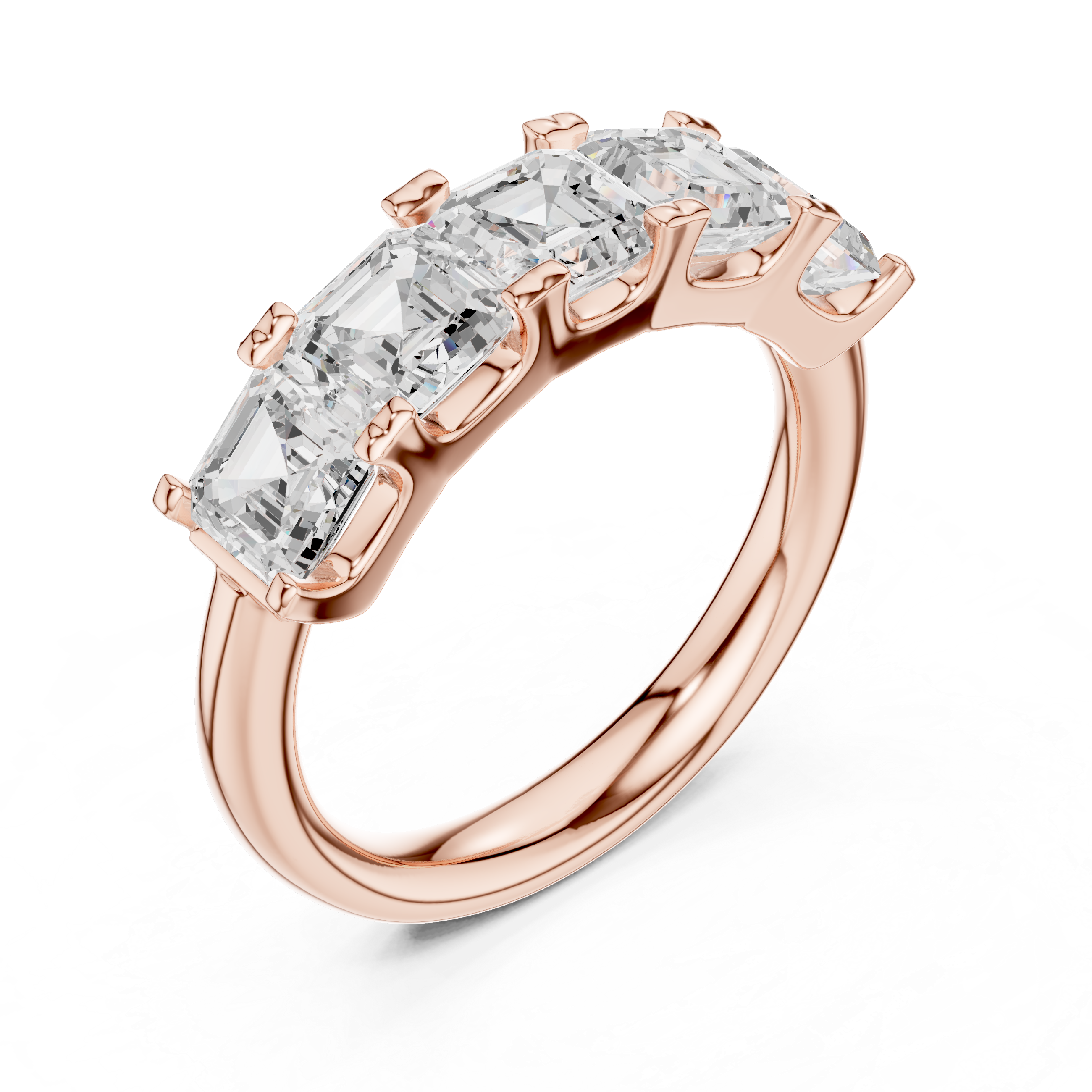 Elegant nose pin featuring tiny solitaire diamond in sleek gold mount.