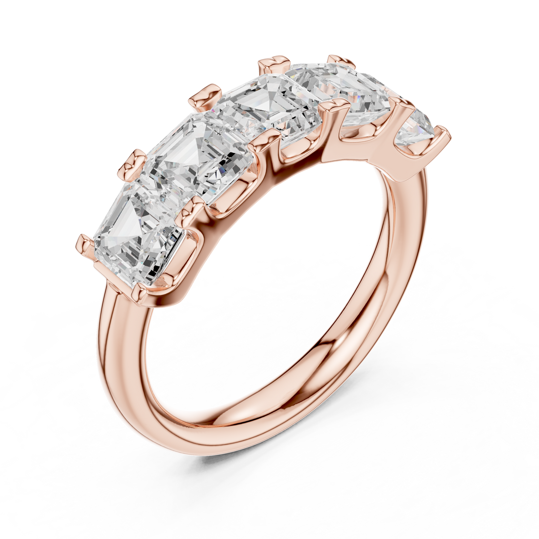Elegant nose pin featuring tiny solitaire diamond in sleek gold mount.