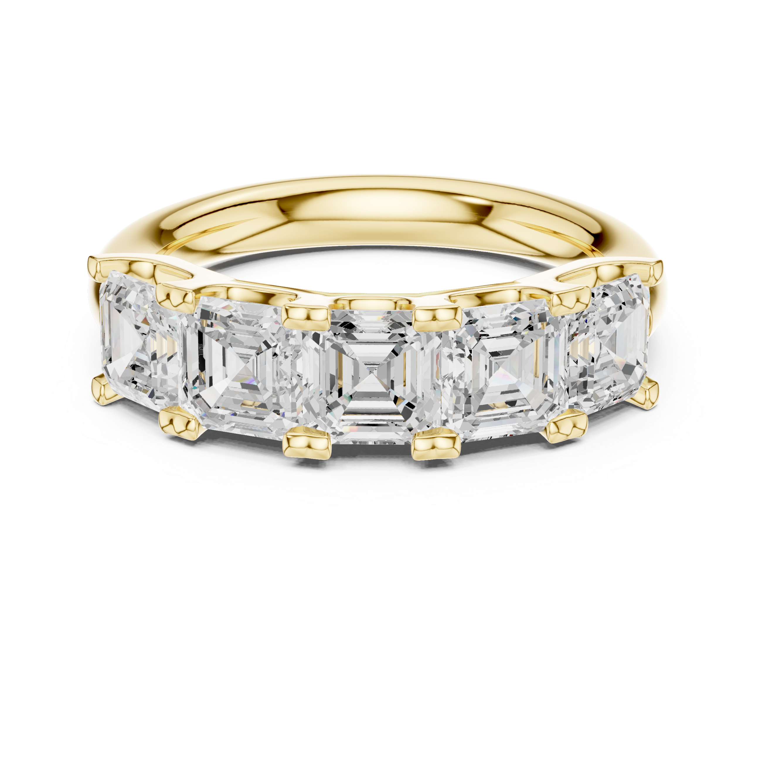 Luxury diamond anklet featuring sparkling stones in continuous row.