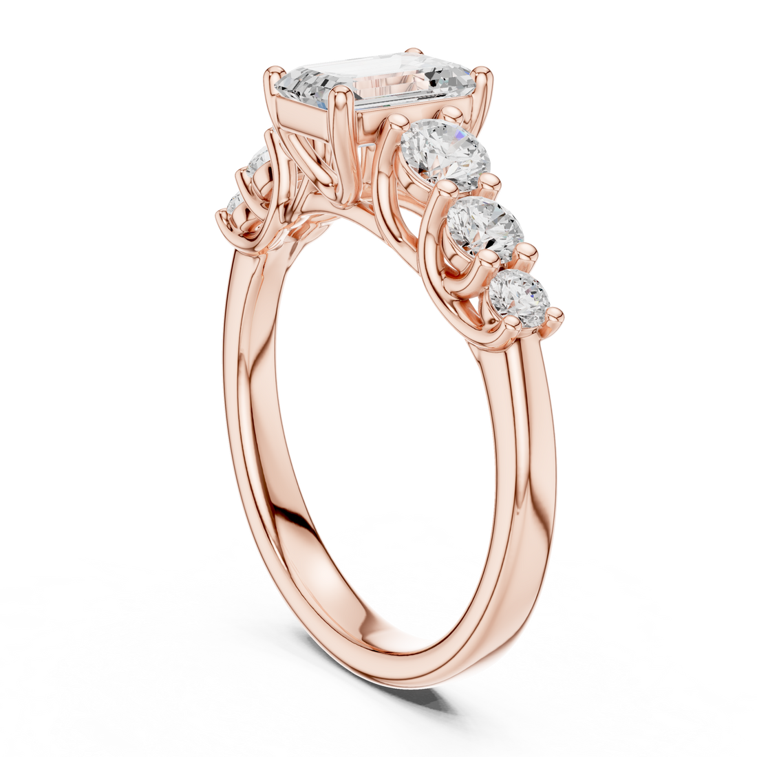 Traditional gold toe ring featuring engraved floral patterns.